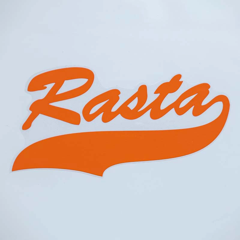 Autoaufkleber Rasta "orange".