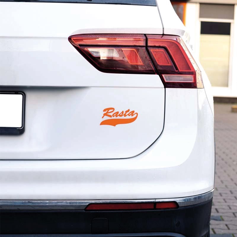 Rasta Vechta Autoaufkleber orange