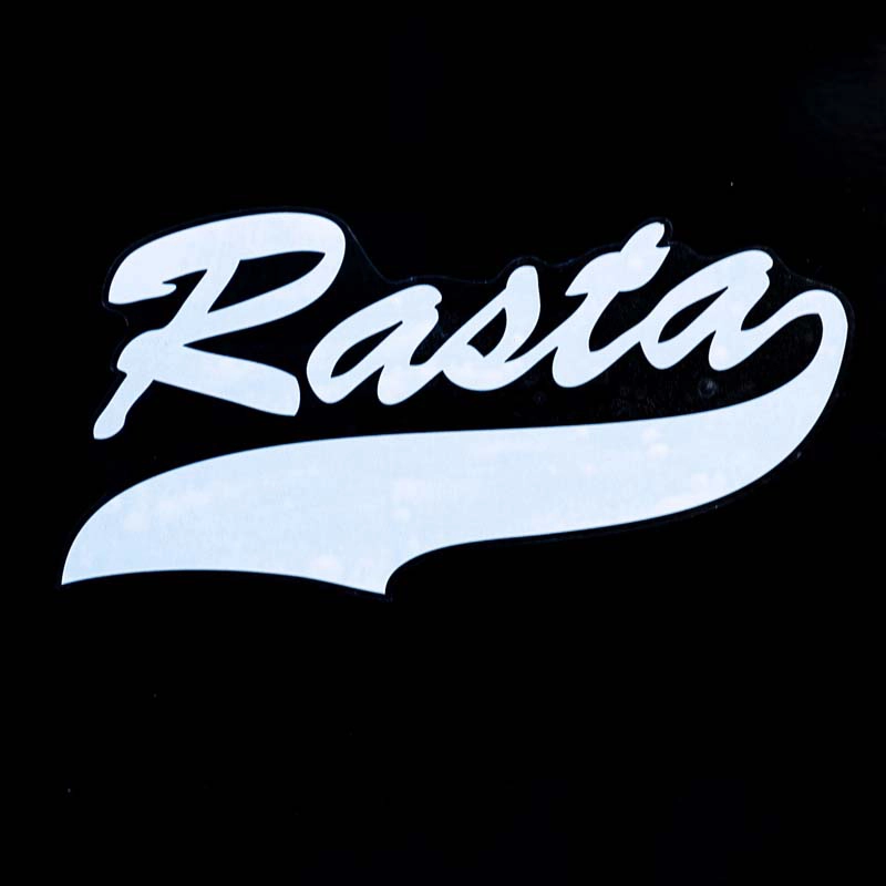 Autoaufkleber Rasta "weiß".