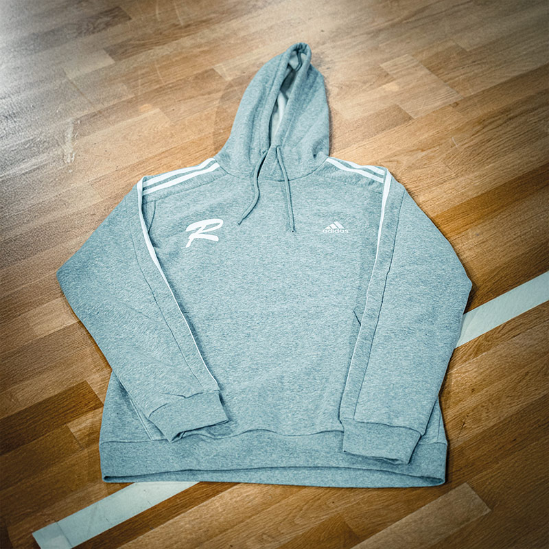 Rasta Vechta Baumwollhoodie Adidas grau